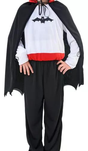 Fantasia De Vampiro Tamanho Infantil Masculino Promoção