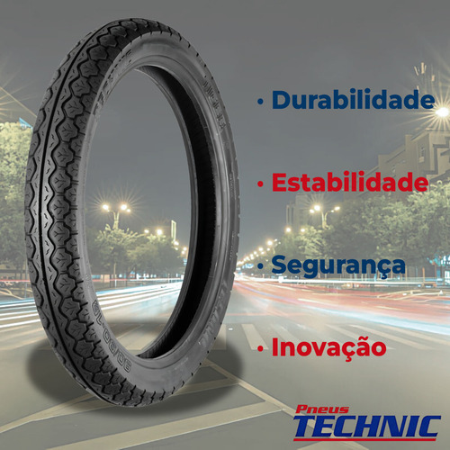 Pneu Traseiro Yes 125/ Gsr 150 90-90-18 Tiger Technic