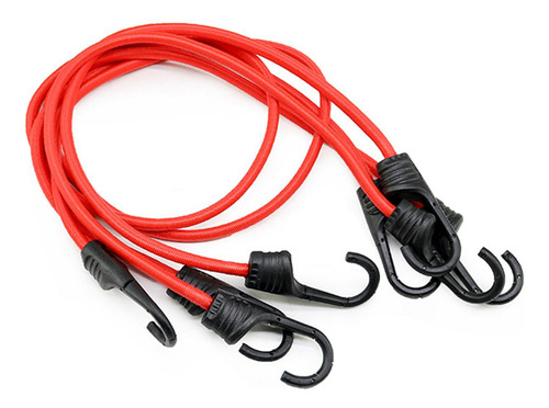 Cordão Elástico Para Bagagem De Bicicleta, Vermelho 30cm