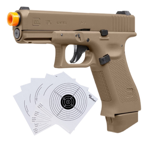 Pistola Glock 19x Co2 Blowback Airsoft 6mm Xtr C