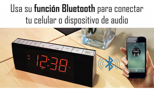 Radio Reloj Itoma Cks503 C/bocinas, Bluetooth Y Puerto Usb