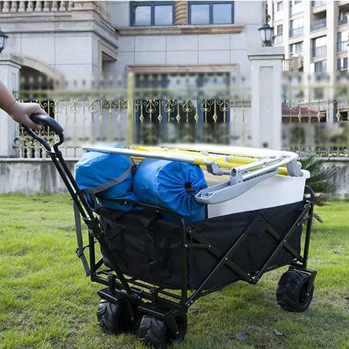 Carro Plegable Carrito De Carga Con Ruedas Multiusos Para Jardin Playa  Compras 