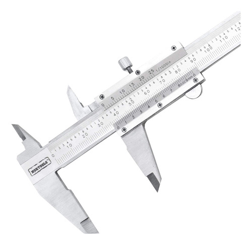 Pinza Profesional Nortools Vernier 6 Pulgadas Acero Inoxidab Color