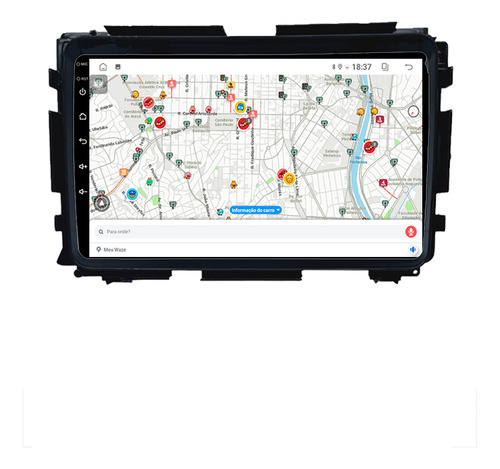 Multimidia Honda Hrv 16/21 9p Android Carplay 2/32gb Voz
