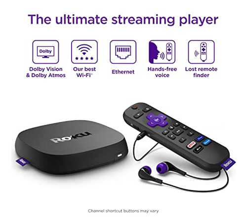 Dispositivo De Transmisión Roku Ultra 4k/hdr/dolby Recargabl