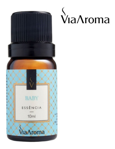 Imagem 1 de 1 de Essência Aromática Baby 10 Ml Via Aroma P/ Difusor Ambiente