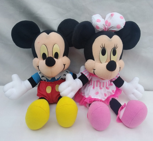 Peluche Minnie Y Mickey Mouse Disney Vintage