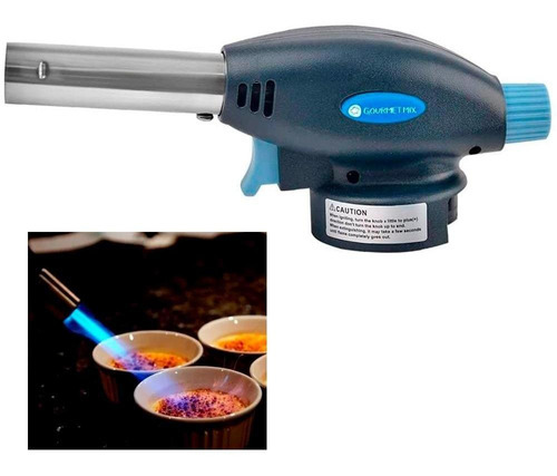 Maçarico Culinário Gourmet Mix Portátil Azul - Gx8284