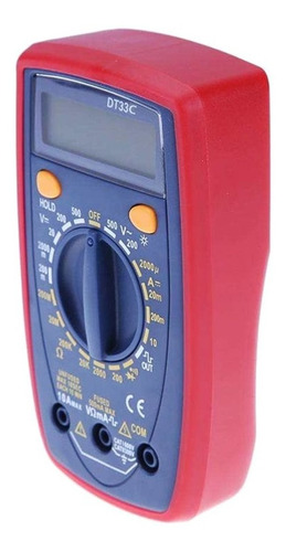 Multimetro Tester Digital Baw Dt33c Con Buzzer Tension