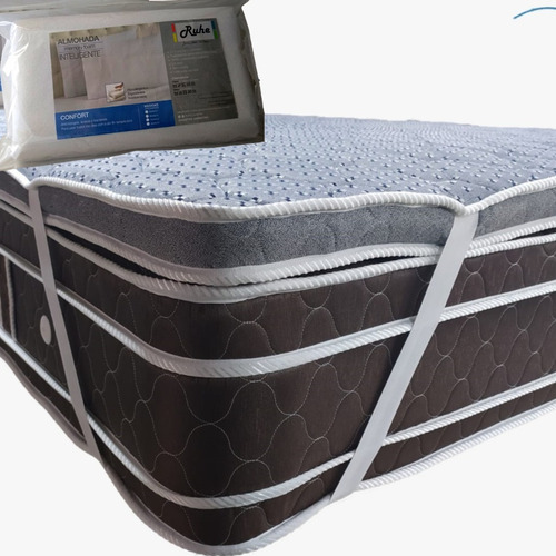 Pillow Top Desmontable Soft 80x1,90 +almohada Viscoelástica