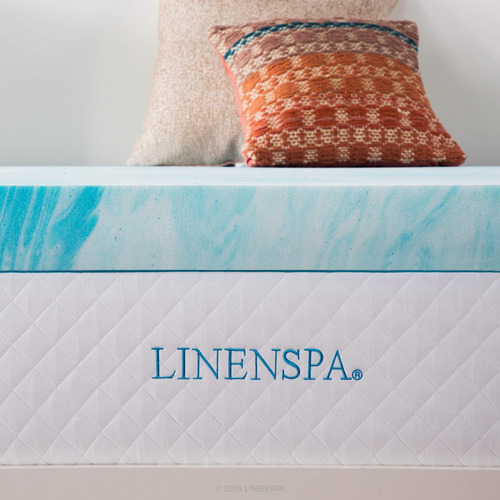 Sobrecolchón Linenspa Gel Memory Foam Matrimonial