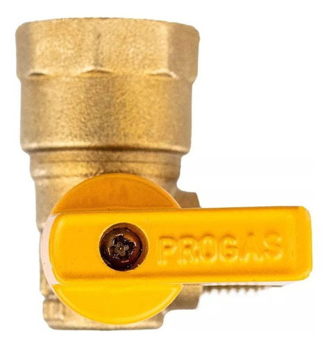 Válvula Esfera 90° Hembra*macho Mariposa 1/4 X 3/8 Progas