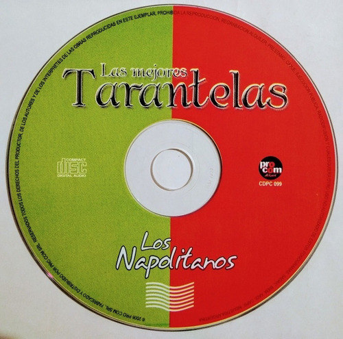 Tarantelas Cd Nuevo Original Con Las Mejores 17 Tarantelas