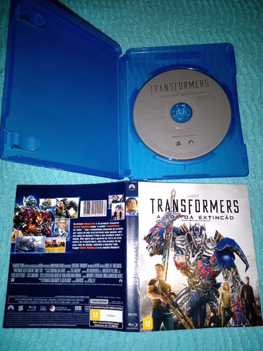 Transformers A Era Extinção Blu-ray Original Impecável Novo* (Usado)