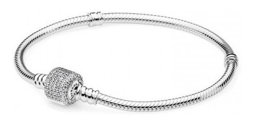 Imagen 1 de 3 de Oferta 40% Pulsera Pandora Para Charms Broche Pavé