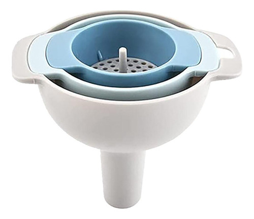 Embudo De Cocina Mini Embudo Con Colador De Malla, Boca
