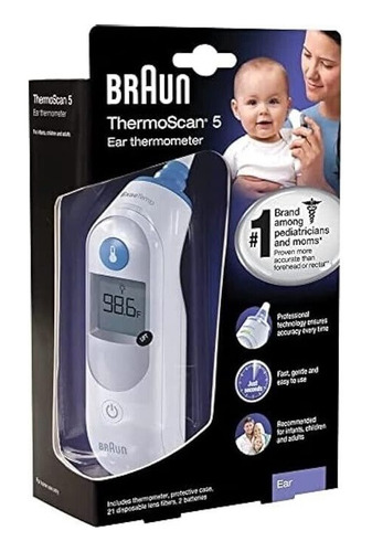 Braun Irt6500 Termómetro De Oído Para Bebés