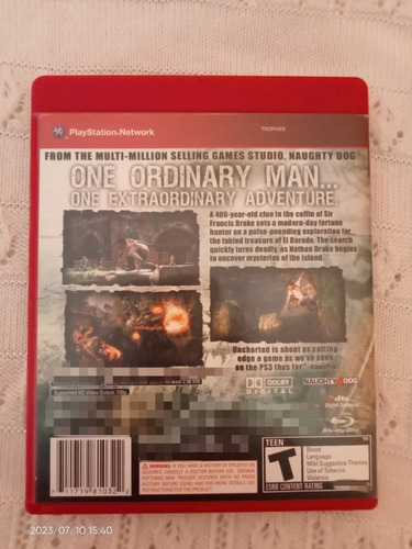 Uncharted Drake Fortune Ps3 (Usado)