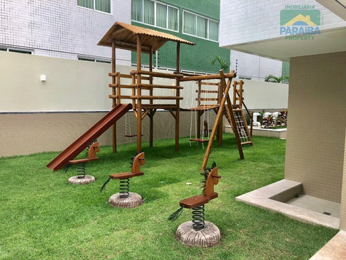 Imagem 12 de 15 de Apartamento Novo Beiramar Para Locação - Praia Do Cabo Branco - João Pessoa - Pb - Ap1306