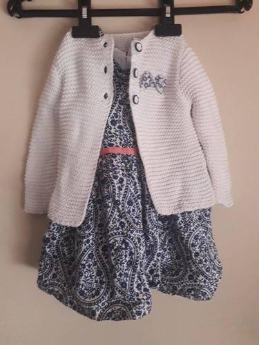 Vestido Carter's 12 Meses Carters Y Saco Tejido 1 Año