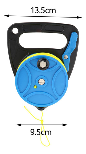 Carrete De Buceo Multiusos Con Tope Para El Azul 83 Metros