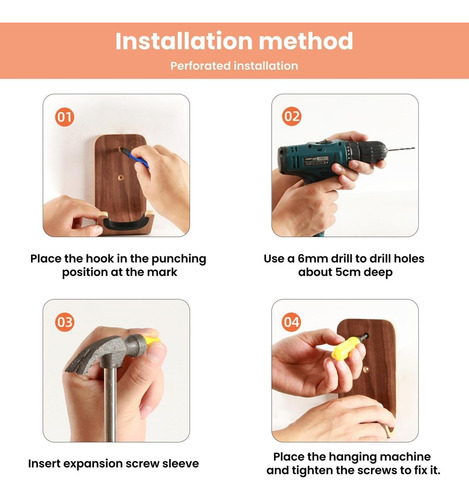 Colgador De Pared Para Guitarragancho Para Montaje En Pared