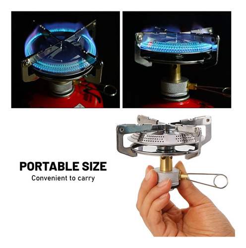 Estufa De Gas Plegable: Portátil Y Ligera Para Acampar Y