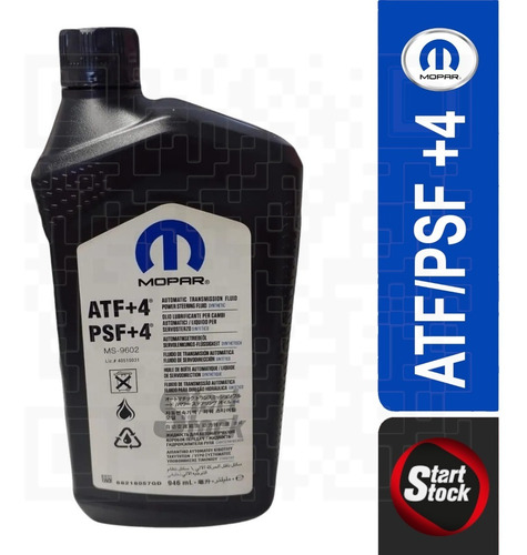 Imagen 2 de 5 de Aceite Mopar Atf+4 Psf+4 Promo Caja Sellada X6 Fiat Chrysler