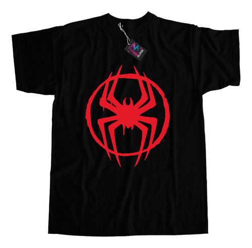 Remera Spiderman Miles Morales Calidad Premium 100% Algodón