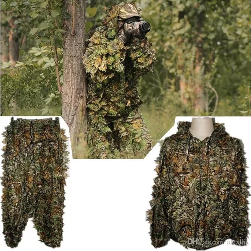 Roupa Camuflada Sniper Ghillie 3d Até 1,70 Alt, Caça Airsoft