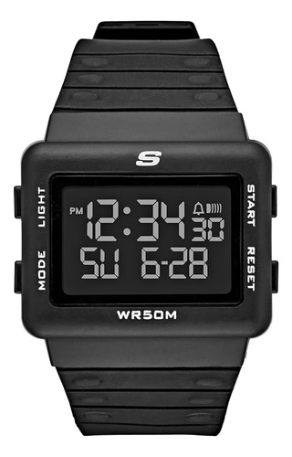 Skechers Reloj Digital Casual De Cuarzo Para Hombre