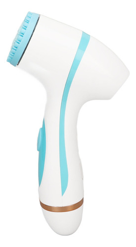 Cepillo Limpieza Facial Celeste Masajeador Silicona 3 En 1
