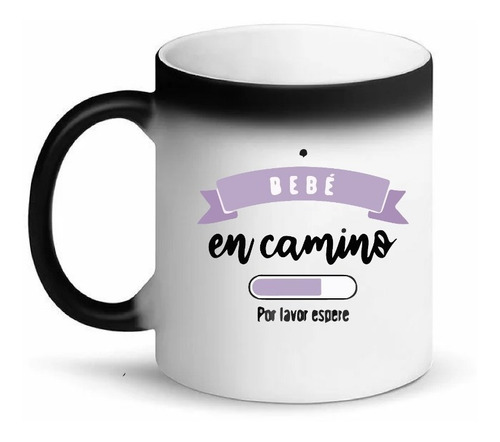 Taza Mágica Bebé En Camino Cambia De Color