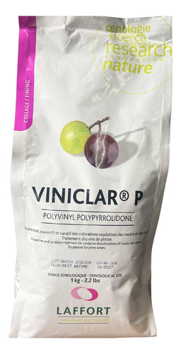 Clarificante Pvpp Viniclar P 1 Kg