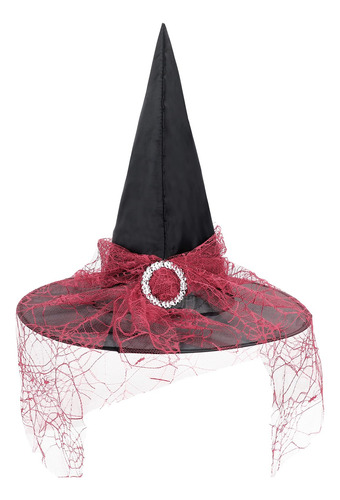 Sombrero De Bruja De Halloween Para Mujer, Accesorio De Disf