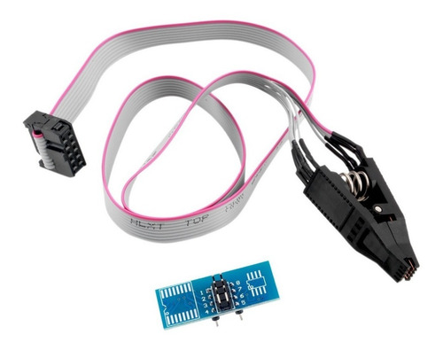 Alicate Pinça Soic Soic8 Clip Cabo + Adp Bios Jacaré Tl866