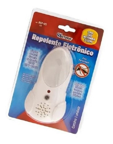 Repelente Eletrônico Mosquitos E Pernilongos Com Luz Noturna
