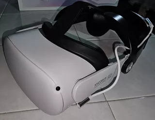 Oculus Quest 2 128 Gb, Correa Batería Ext, Cable Usb C 6 Mts