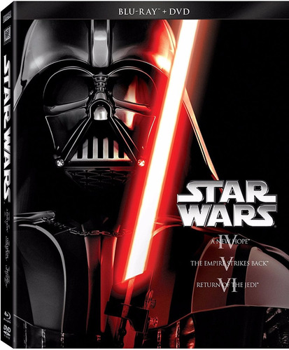 Blu-ray + Dvd Star Wars Episodes 4-5-6 / Incluye 3 Films