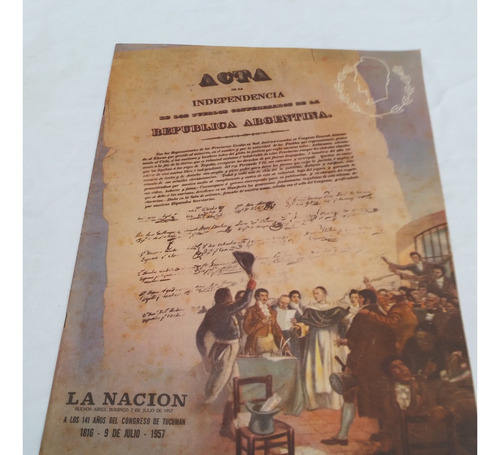 Antigua Revista La Nación 1957 141 Año Congreso Tucumán