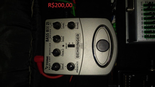 Pedal De Efeitos Behringer V-tone Bass Driver Di Bdi21