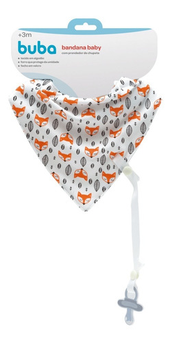 Imagem 6 de 8 de Bandana Bebe Menino Menina C/ Prendedor Chupeta Envio 24h