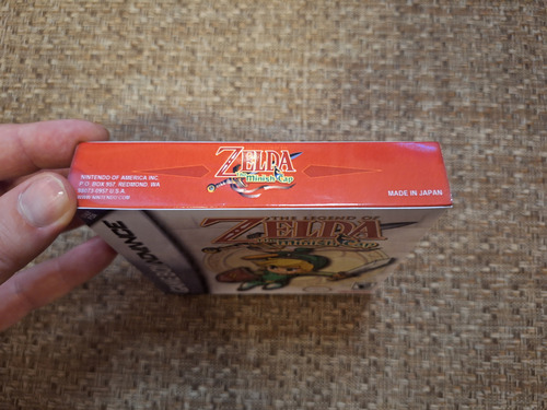 Caixa Artesanal The Legend Of Zelda The Minish Cap Gba (Usado)