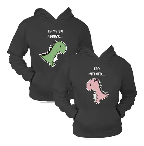 comprar Duo 2 Sudaderas Dinosaurios Pareja Amigos Novios Amor