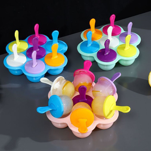 Molde De Silicona For Helado De Colores