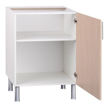 Mueble De Cocina Bajo De 60 Cm - Melamina - Mdp