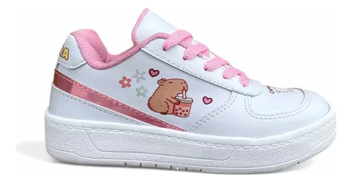 Zapatilla Infantil Capybara Capibara Con Cordon