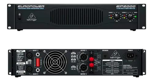 comprar Power Amplificador Behringer Ep-2000 Power 2000 Watts