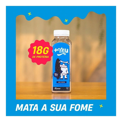 Imagem 4 de 7 de Whey Concentrado Pó Zero Garrafinha 31g Brownie 12un Mais Mu
