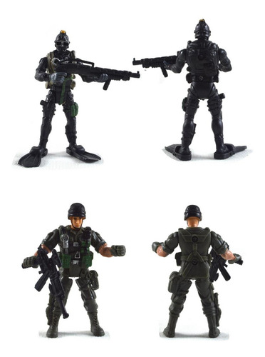 6 Peças Mini Articulado Homens Com Modelo Conjunto De